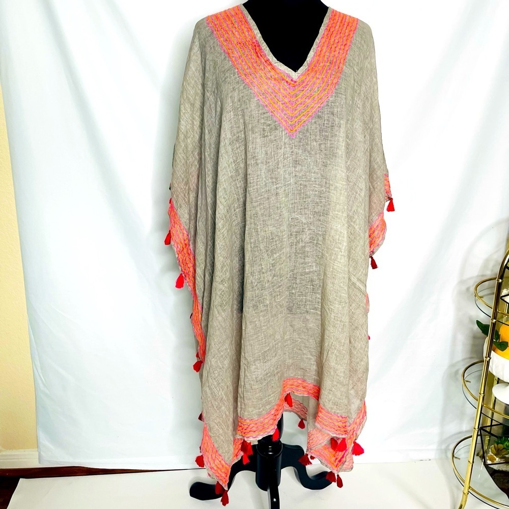 2 Chic womens tunic boho one size or cover dress tunic